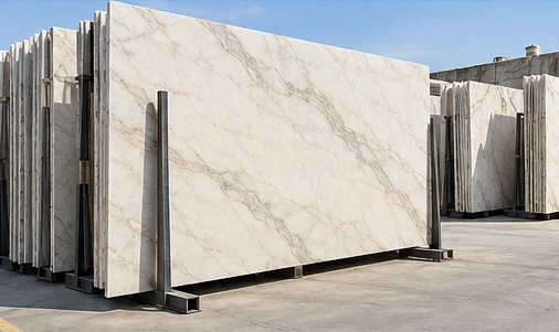 design visualisation of Albeta Marble: Slab selection