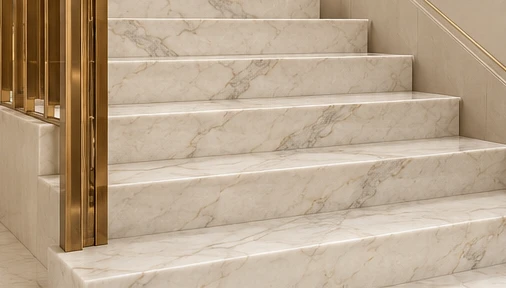 design visualisation of Albeta Marble: Stair detail
