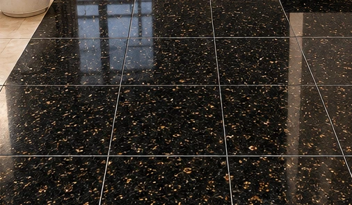 design visualisation of Black Galaxy Granite: Tile layout