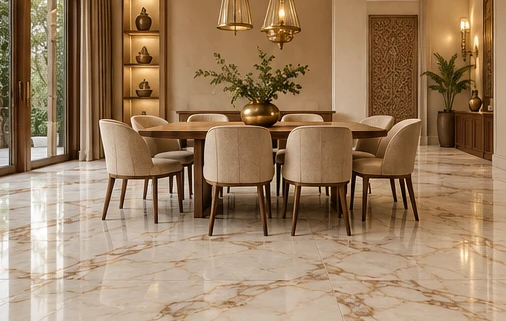design visualisation of Brown Albeta: Dining-room floor