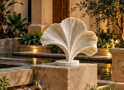 design visualisation of Custom Marble Sculpture: Setting 4