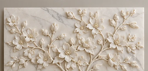 design visualisation of Floral Wall Panel: Design 2