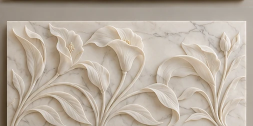 design visualisation of Floral Wall Panel: Design 4