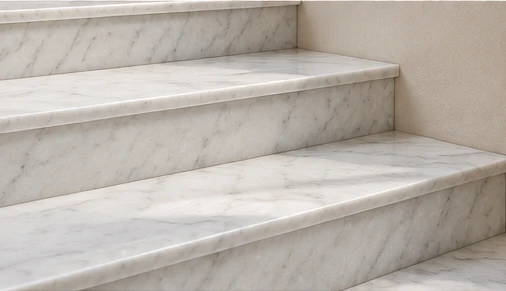 design visualisation of Makrana White: Stair detail