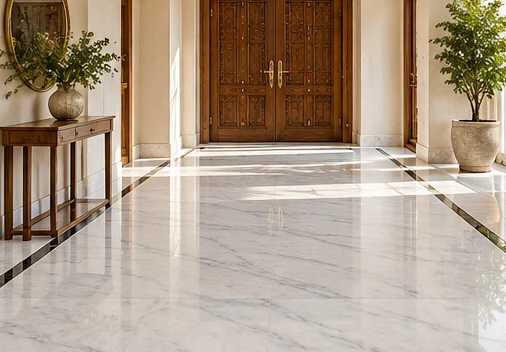 design visualisation of Makrana White: Entrance floor