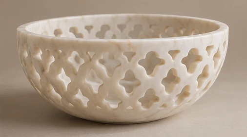 design visualisation of Marble Bowl: Detail view