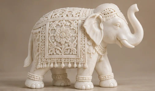 design visualisation of Marble Elephant: Detail view