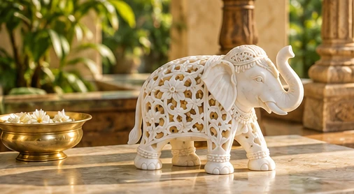 design visualisation of Marble Elephant: Setting 2