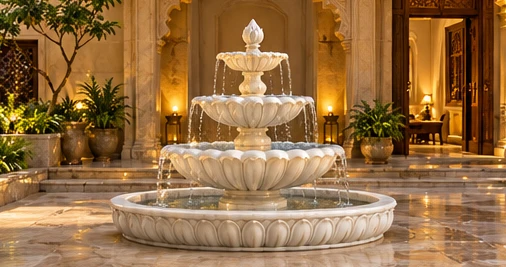 design visualisation of Marble Fountain: Setting 1