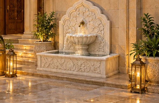 design visualisation of Marble Fountain: Setting 4