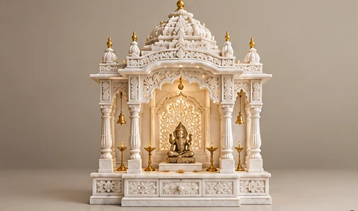 design visualisation of Marble Home Temple: Design 5