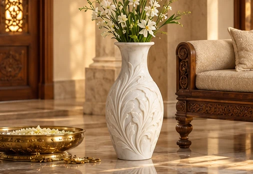 design visualisation of Marble Vase: Setting 4