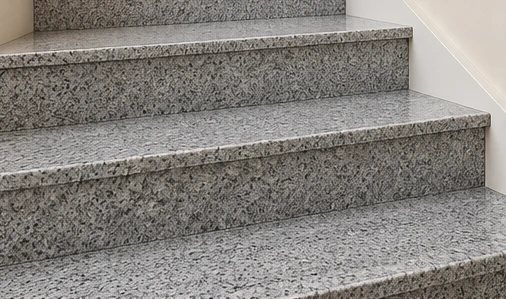 design visualisation of Sadarahalli Grey Granite: Stair detail