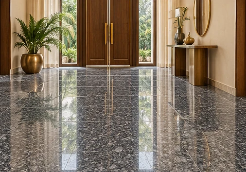 design visualisation of Steel Grey Granite: Entrance floor